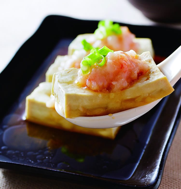 食谱:百花镶豆腐(1)