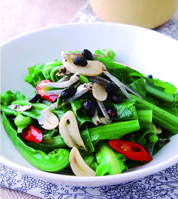 食谱:豆豉炒山苏