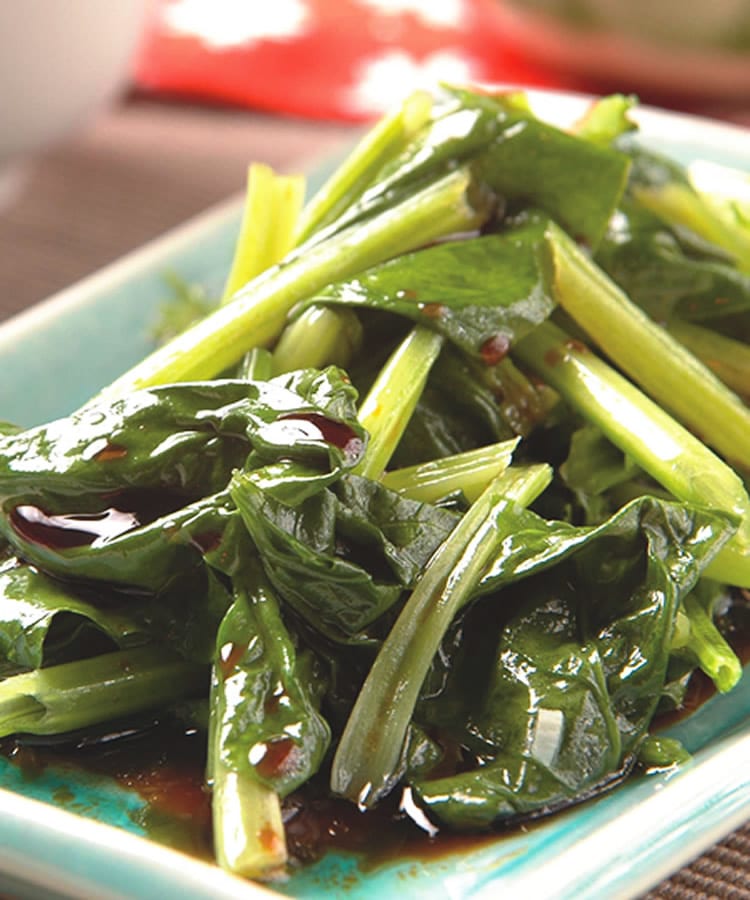 食谱:三合油菠菜