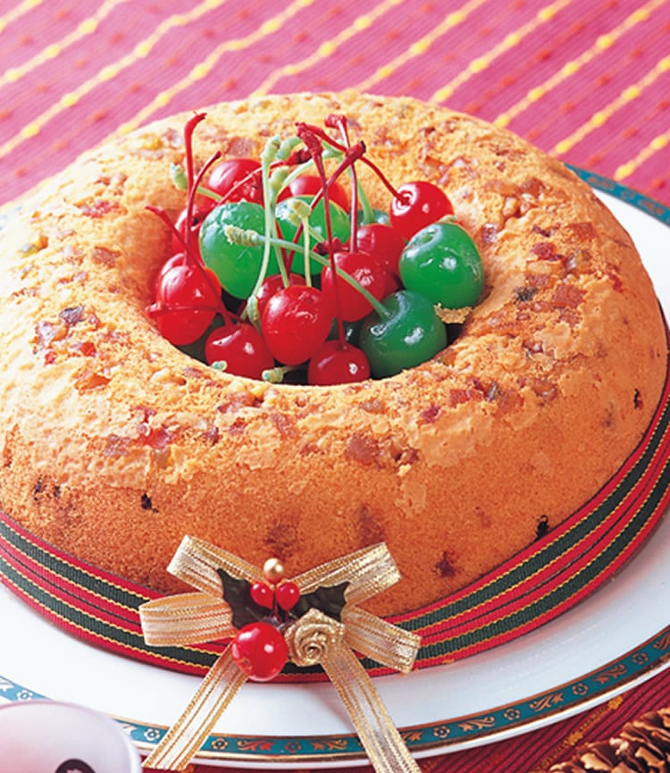 食谱:圣诞水果蛋糕