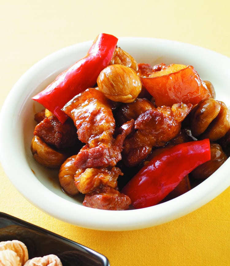 食谱:栗子烧肉