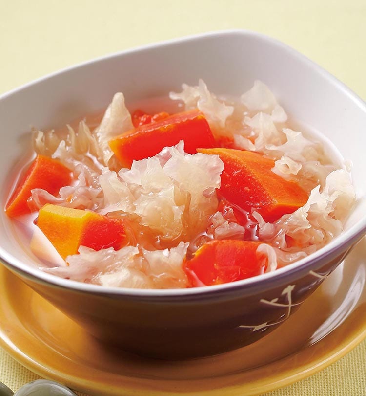 食谱:雪耳炖木瓜