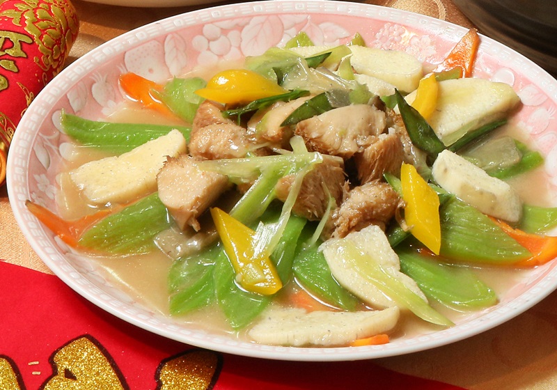 长年菜心烩什锦 (影片)