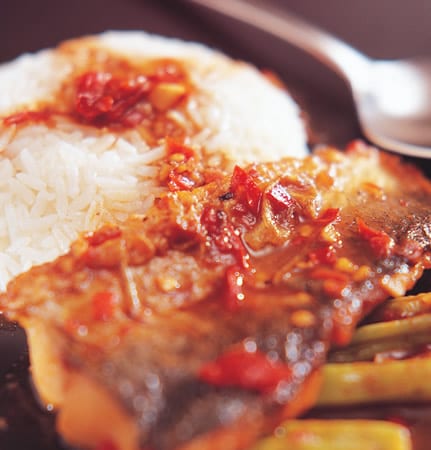 食谱:酸辣鱼饭