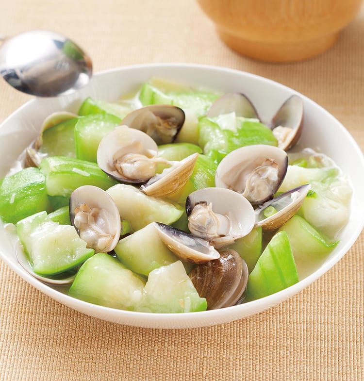 食谱:蛤蜊丝瓜(12)