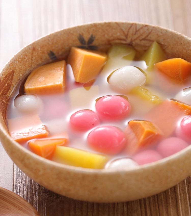 食谱:地瓜汤圆甜汤