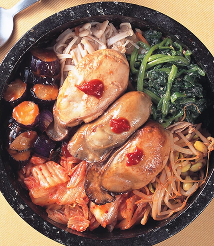 食谱:生蠔石锅饭