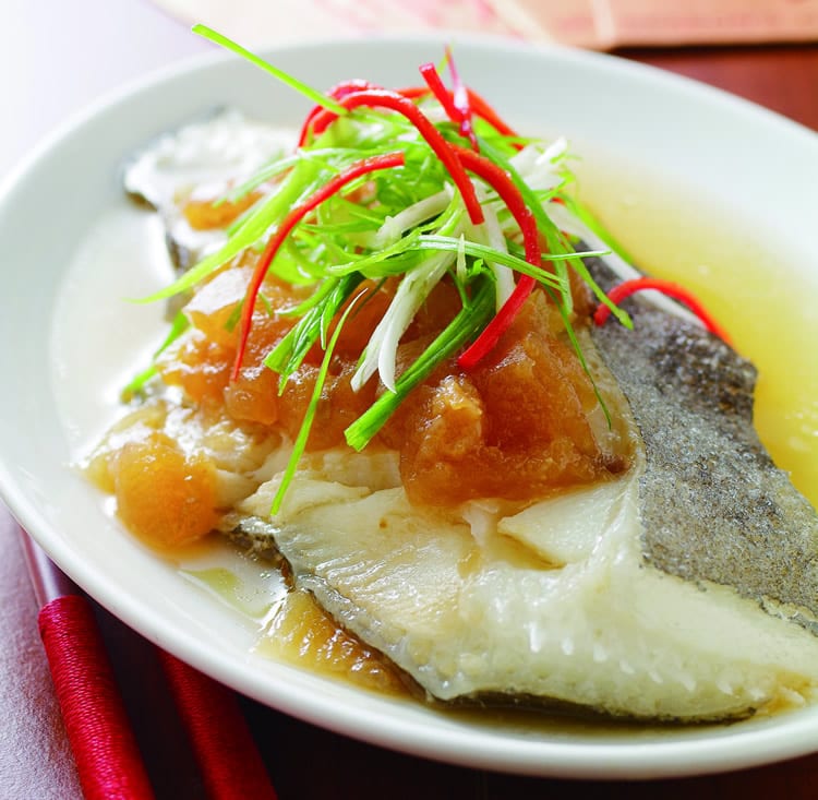 食谱:咸冬瓜蒸鳕鱼