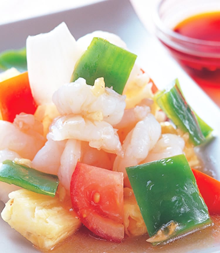 食谱:凤梨炒虾仁