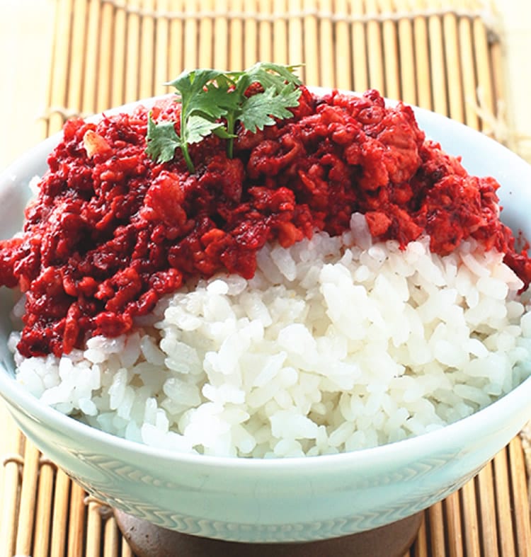食谱:红糟肉燥饭
