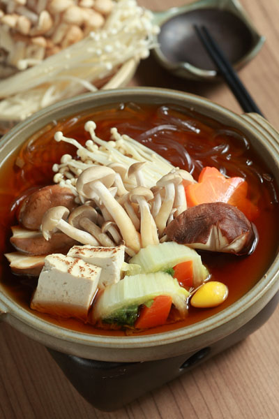 野菜陶板冬粉