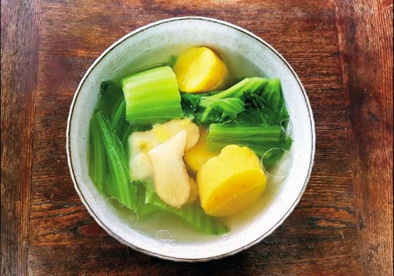 刈菜地瓜老姜汤