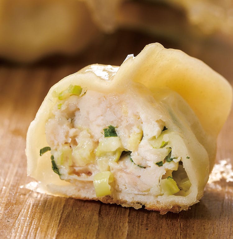 食谱:香葱鸡肉煎饺