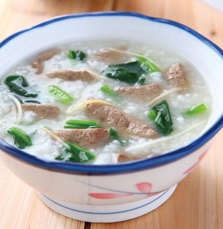 食谱:猪肝粥(3)