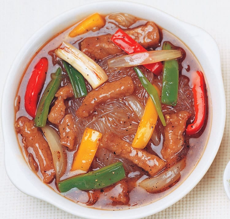 食谱:黑胡椒牛肉冬粉