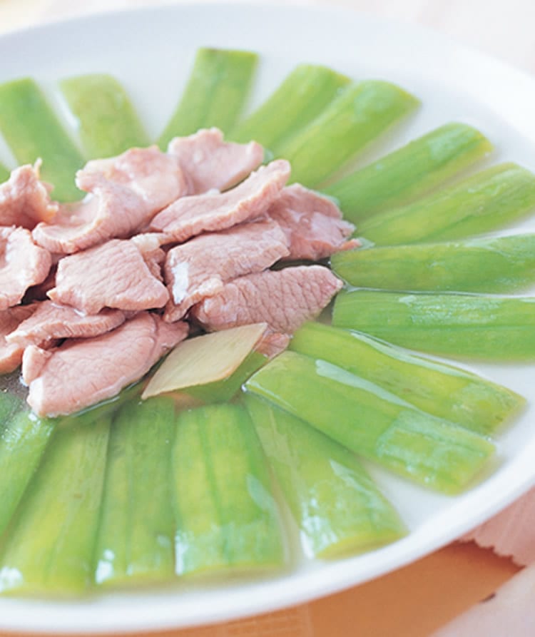 食谱:肉片烩丝瓜
