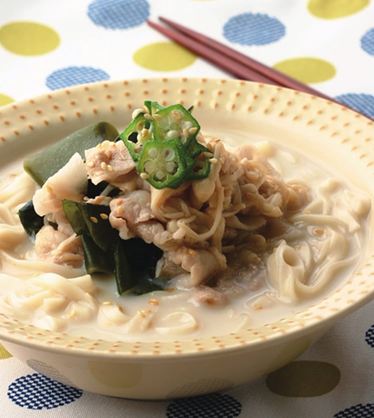 食谱:豆浆冷汤面