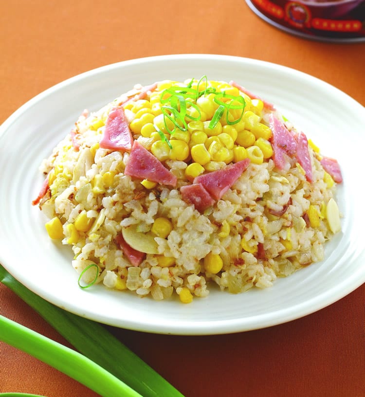 食谱:红葱玉米蛋炒饭