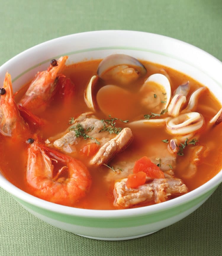 食谱:海鲜蕃茄汤