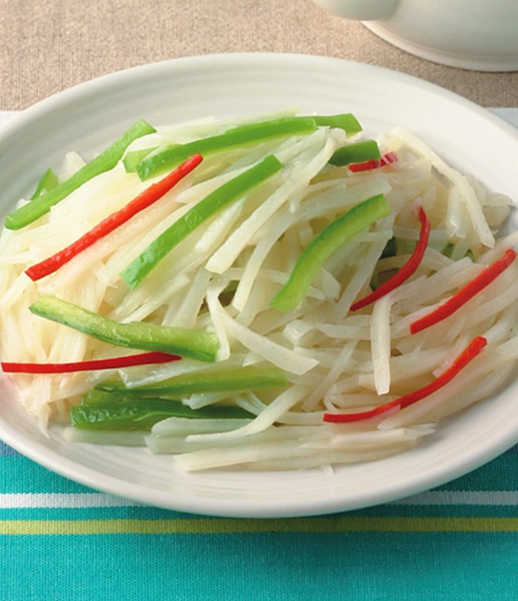 食谱:土豆炒青椒