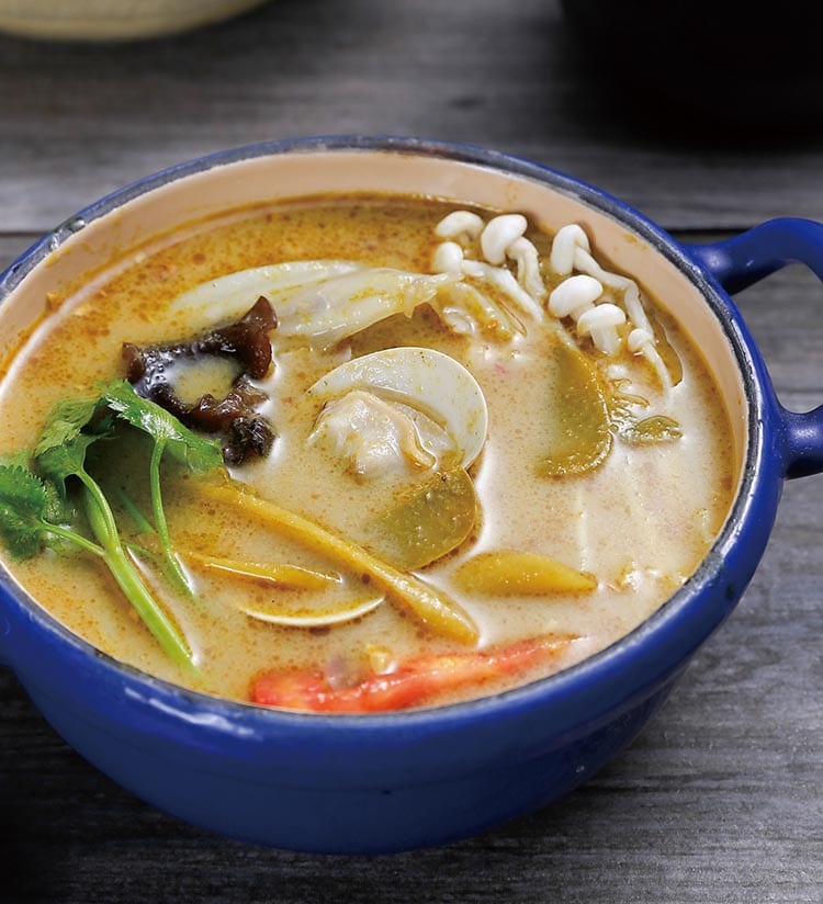 食谱:泰式绿咖哩锅