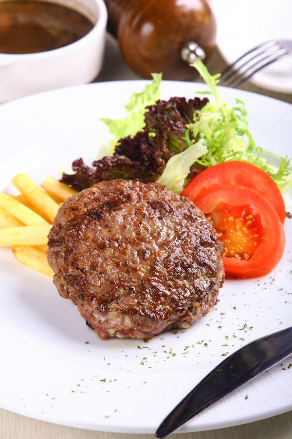 美式牛肉汉堡排