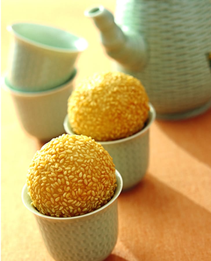 食谱:莲蓉芝麻球