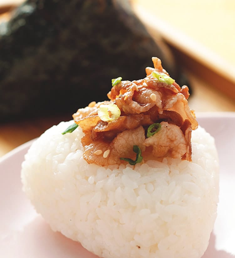 食谱:日式烧肉饭团