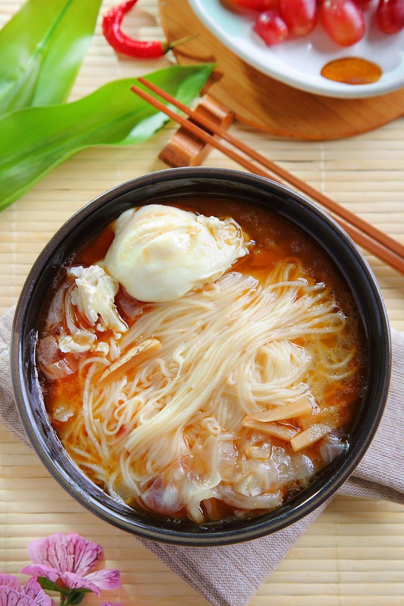 老酒麻油蛋面线