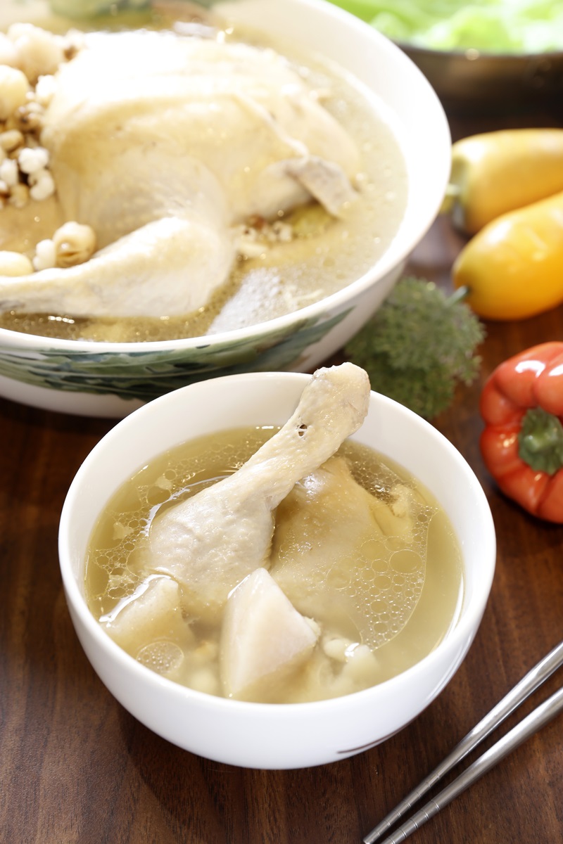 降火食谱 ▪ 水梨薏仁莲子鸡