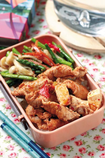 猪肉片麻婆豆腐