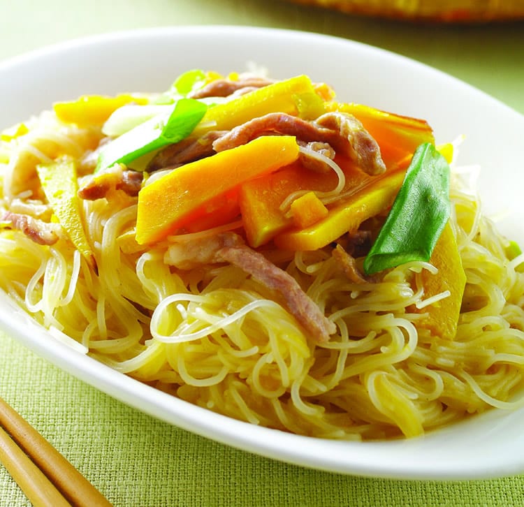 食谱:南瓜炒米粉(3)