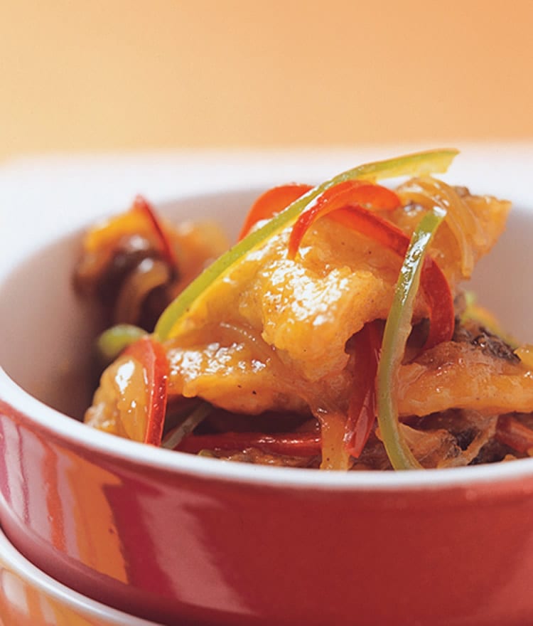 食谱:咖哩炒鱼片