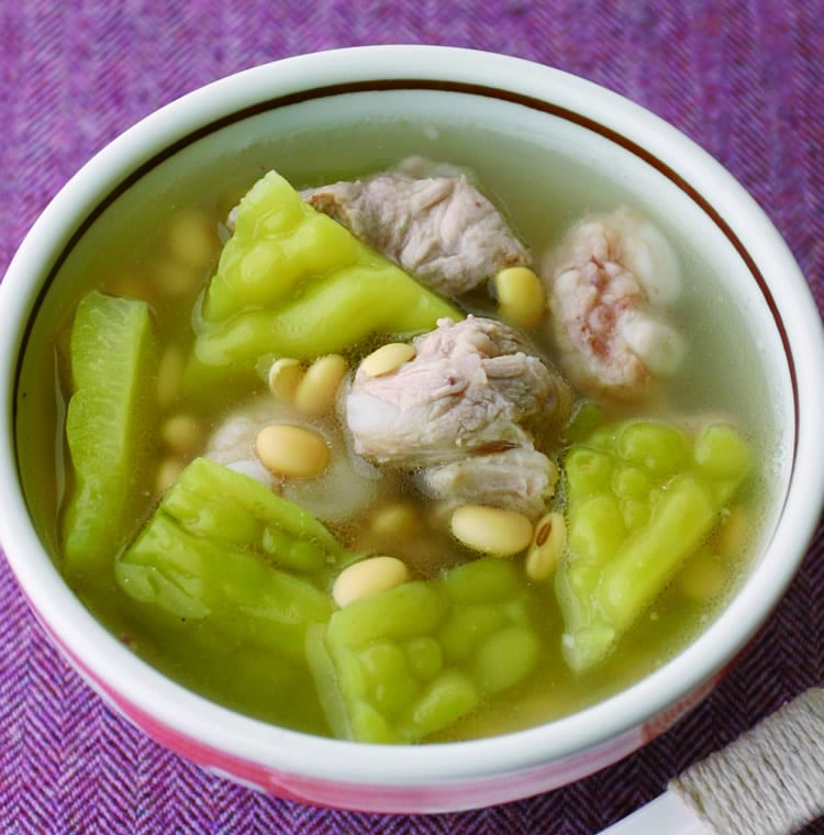 食谱:苦瓜黄豆排骨汤