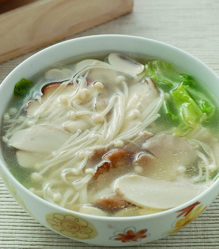 食谱:什锦鲜菇汤