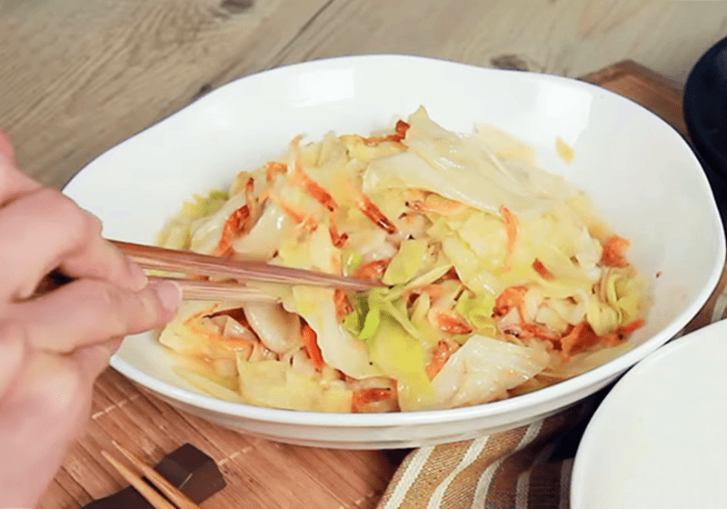 樱花虾炒高丽菜 (影音)