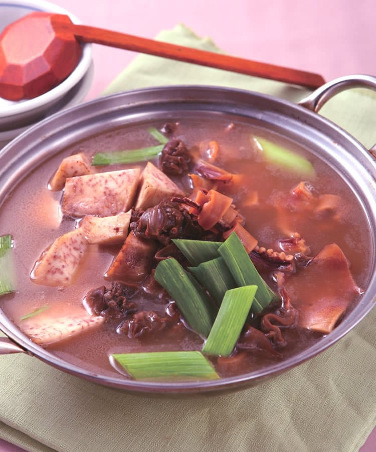 食谱:芋香鱿鱼螺肉蒜