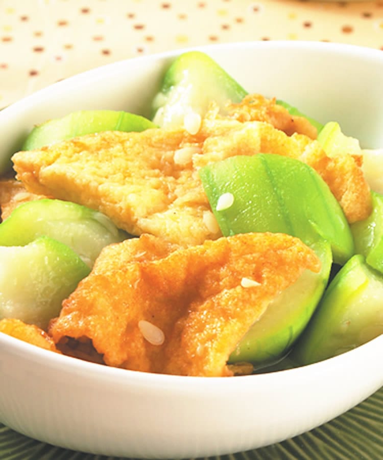 食谱:土司丝瓜