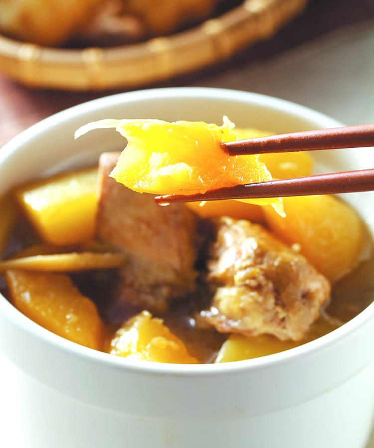 食谱:青木瓜炖鸡(1)