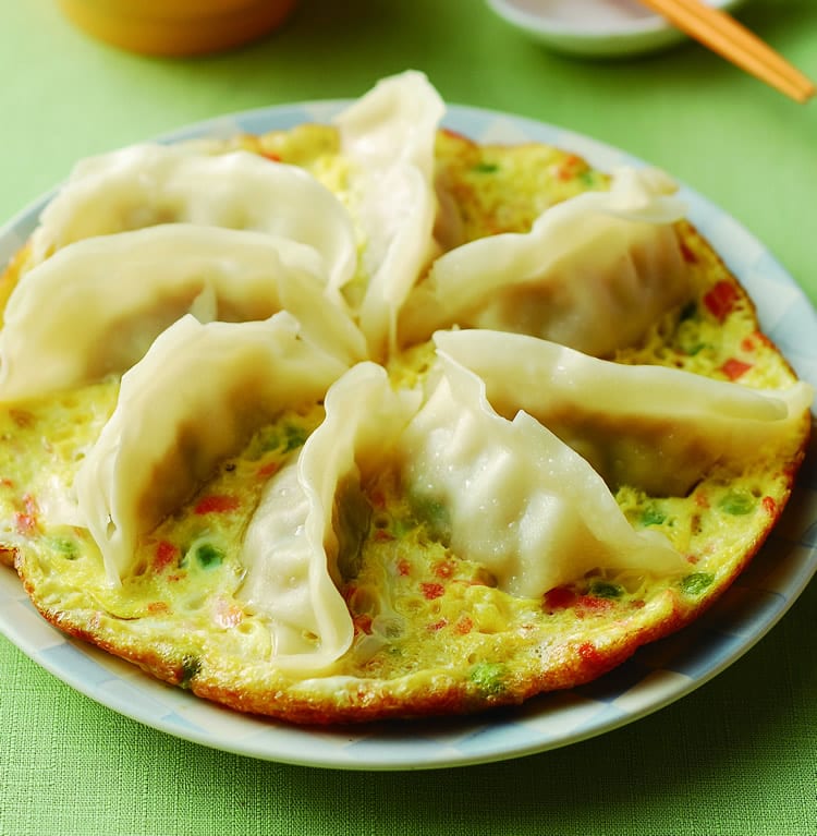 食谱:饺子烘蛋