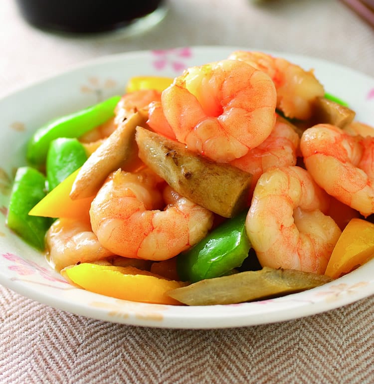 食谱:牛蒡虾仁
