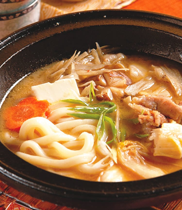 食谱:味噌泡菜乌龙面