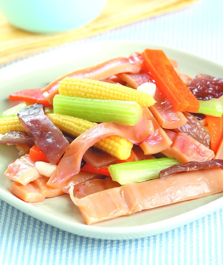 食谱:蔬菜鱿鱼