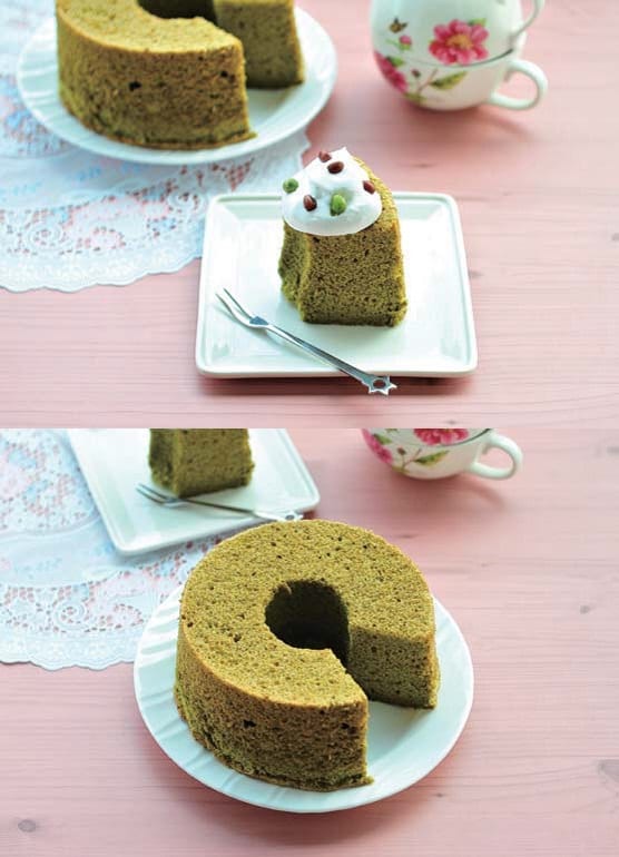 绿茶戚风蛋糕