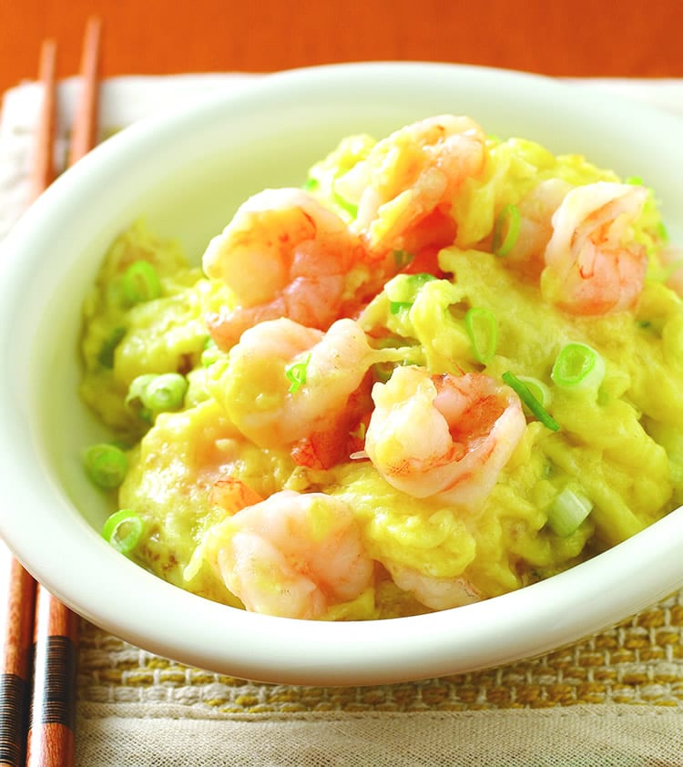 食谱:豆浆滑蛋虾仁