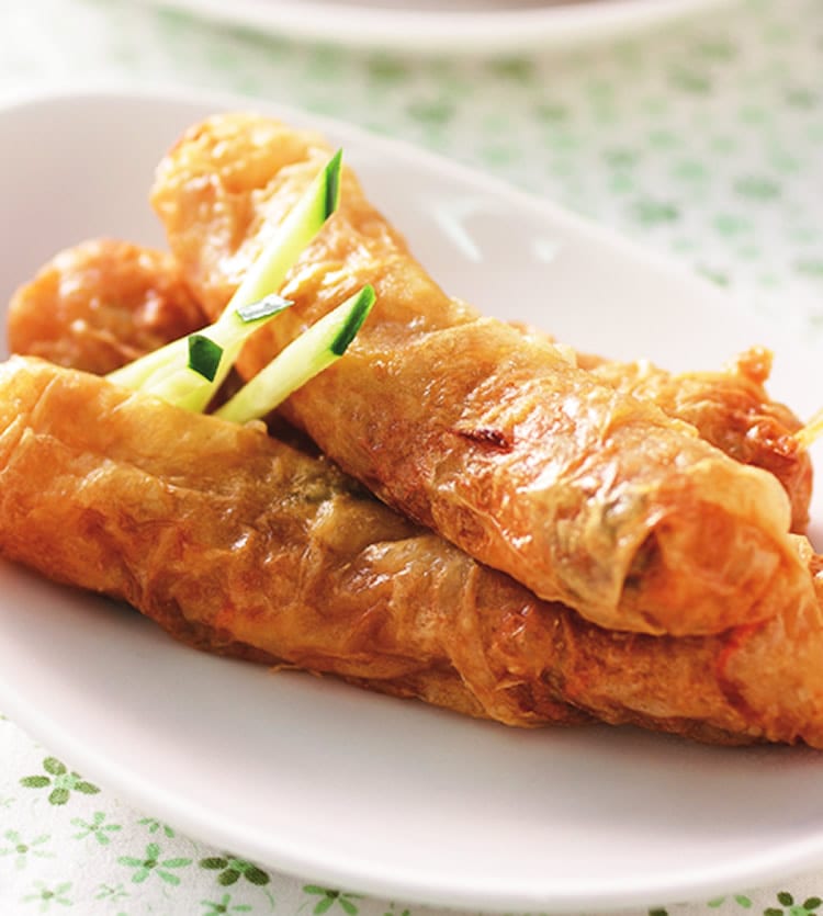 食谱:腐皮炸鱼卷