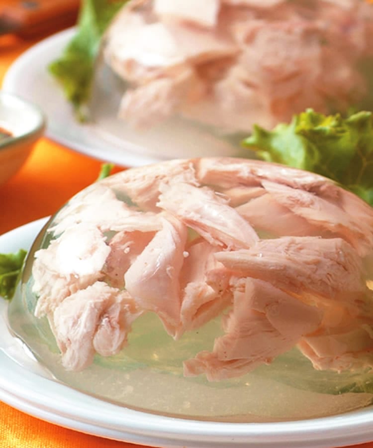 食谱:水晶鸡肉冻(1)