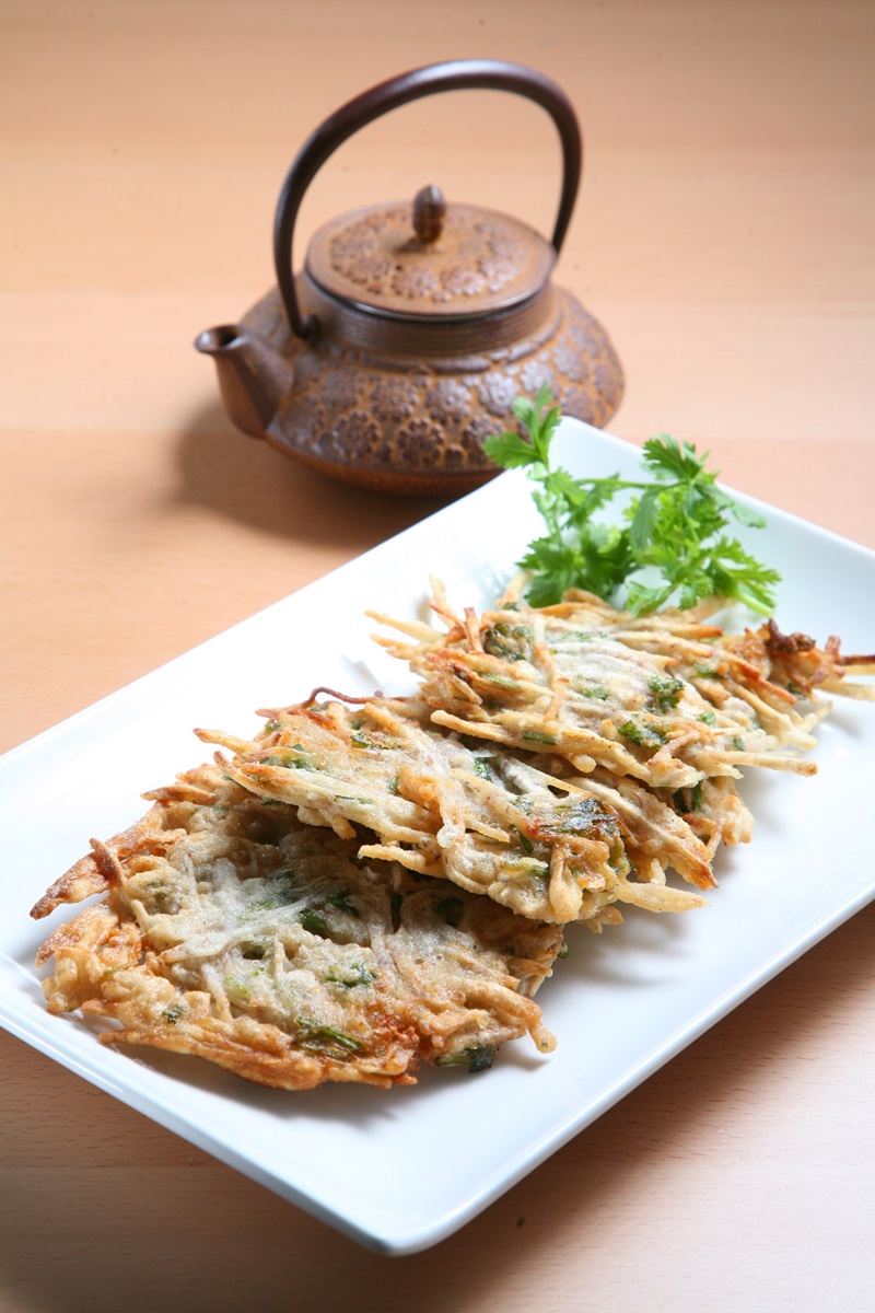 金黄香酥芋头饼