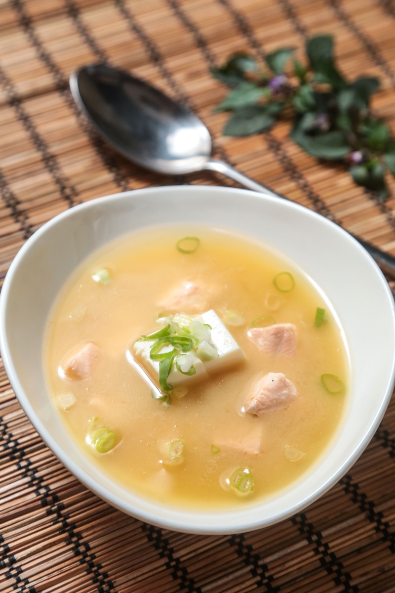 鲑鱼味噌汤