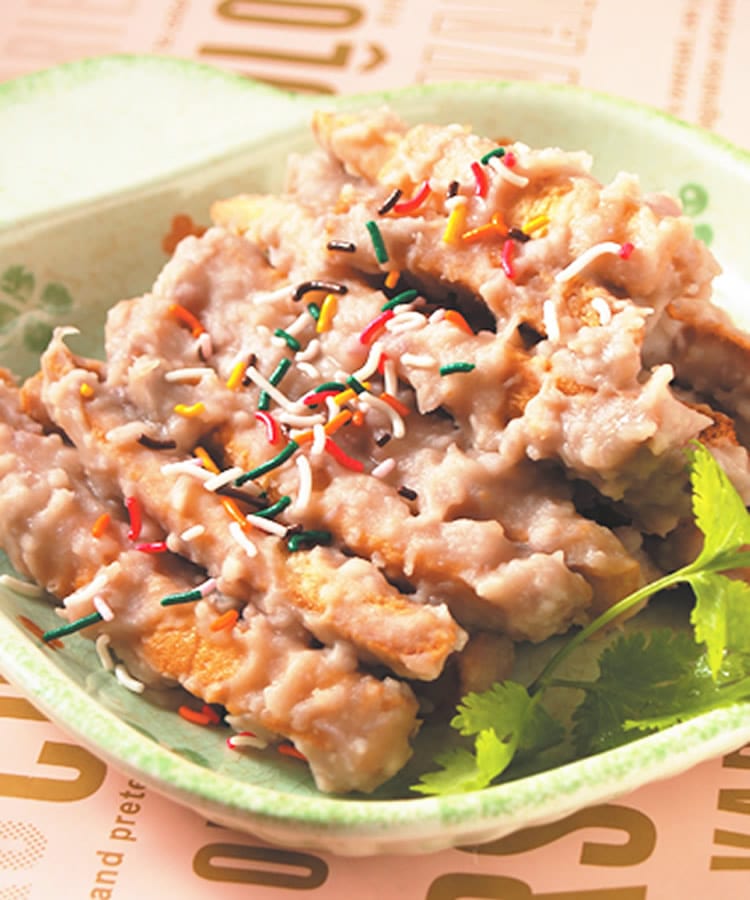 食谱:芋泥拌土司